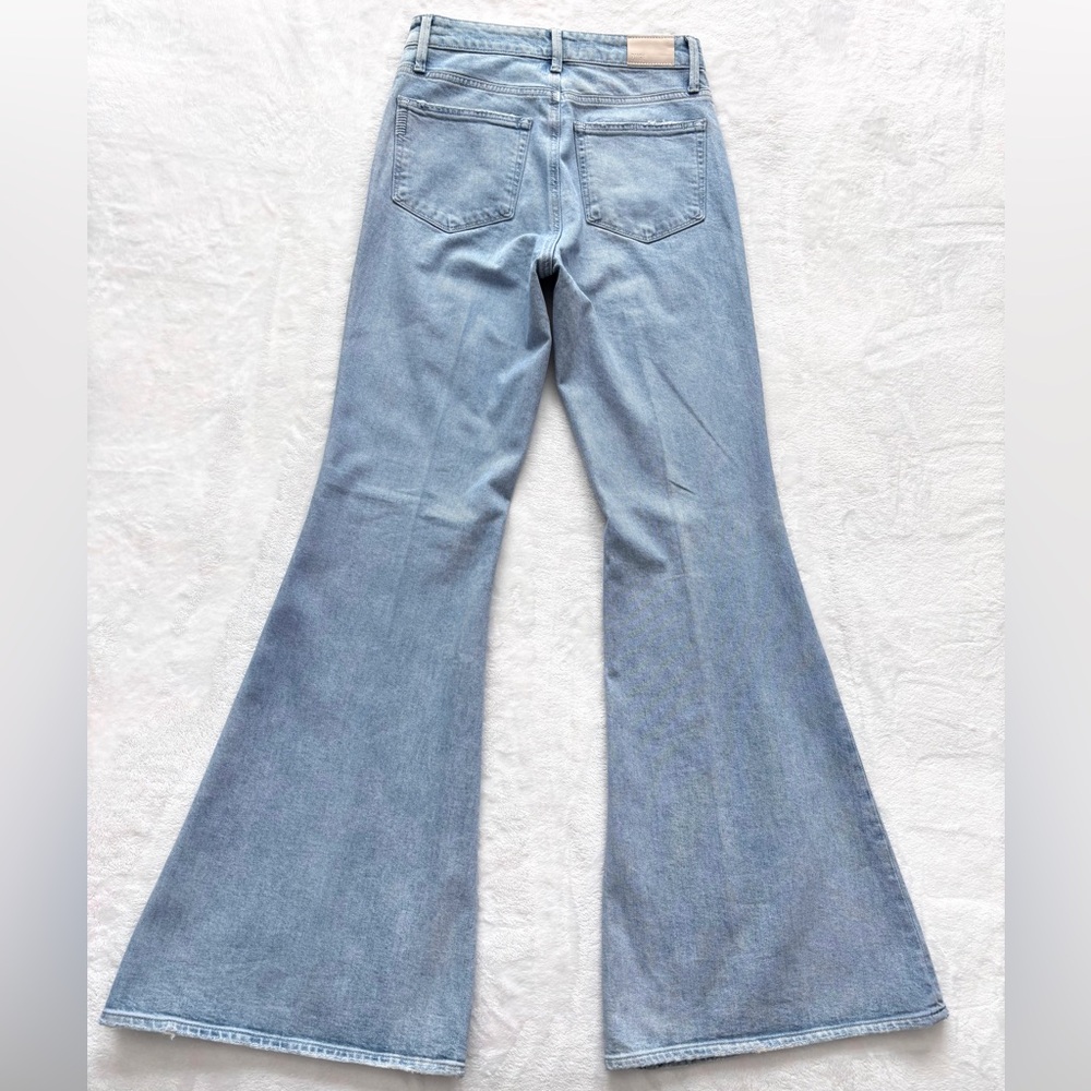 PAIGE Marlow Reverse Seamed Super Flare High Rise Jeans--NWT--27 - Picture 7 of 16